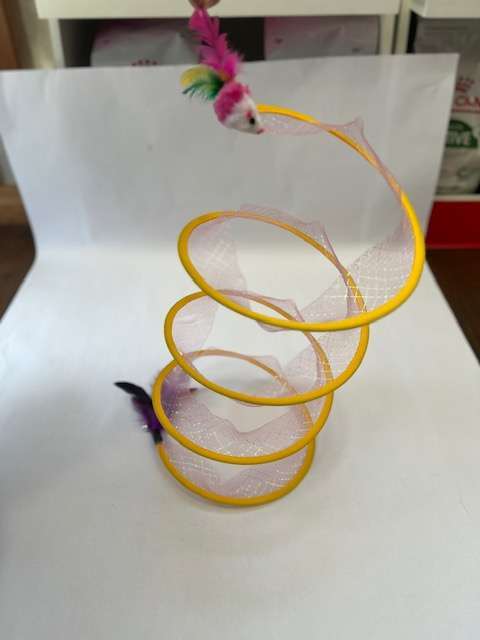 Juguete espiral gatito